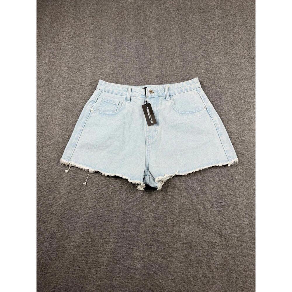 PrettyLittleThing‎ Wash Denim Shorts Size 4